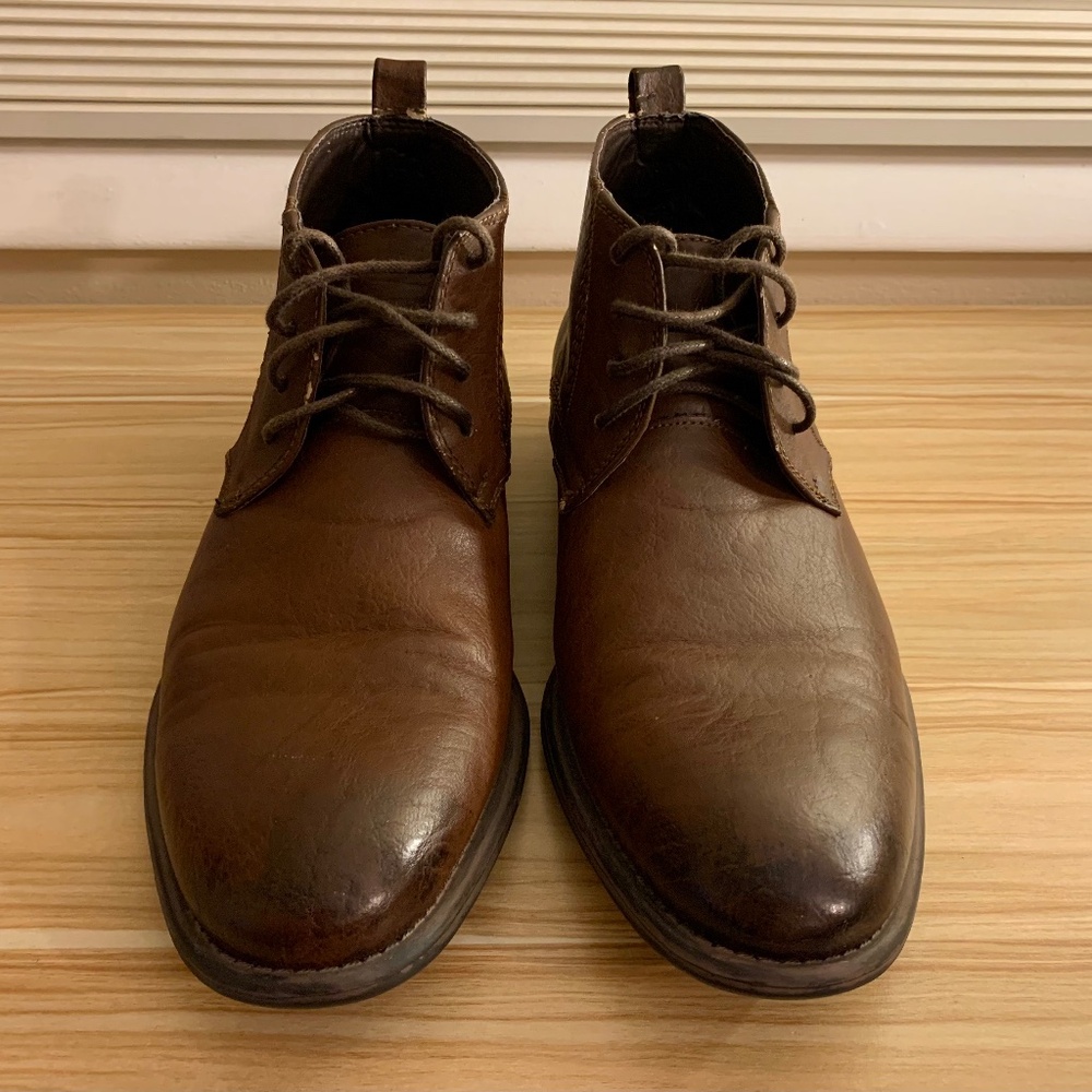Guess MG Norway Boots Mens Size 9 Brown Chukka